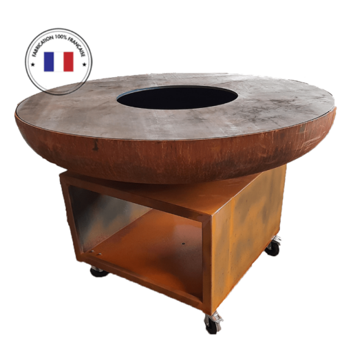 Brasero rond Atlantique 150 corten