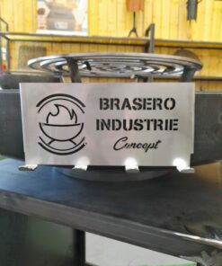 Accroche ustensiles cuisine inox pour brasero