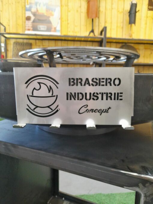 Accroche ustensiles cuisine inox pour brasero